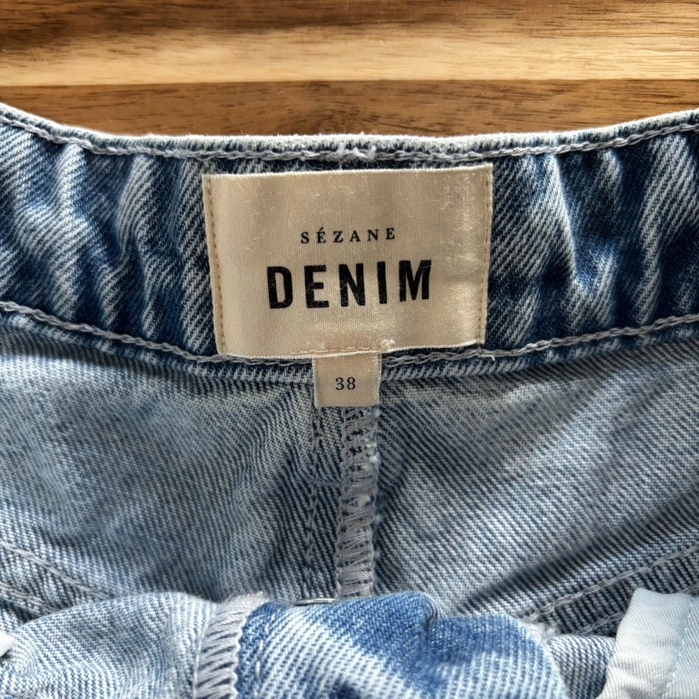 Sezane Denim Shorts - Picture 7 of 8
